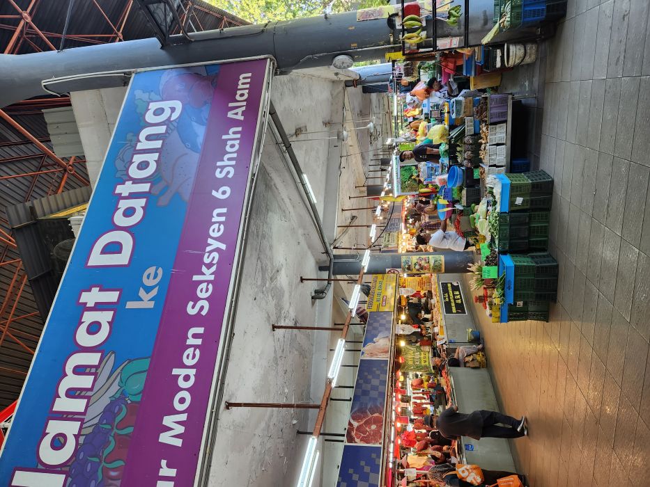 Siling Pasar Seksyen 6 Shah Alam comot, hodoh Siling Pasar Seksyen 6 Shah Alam comot, hodoh