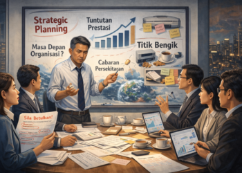 CAMPUR tangan pengurusan tertinggi  tidak dapat dielakkan apabila masalah kecil dibiarkan berlarutan, keputusan tertangguh dan tindakan penambahbaikan bergerak terlalu perlahan. -IMEJ JANAAN AI