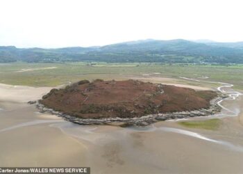 PULAU Ynys Gifftan yang menanti pembeli baharu di Wales. - Foto Wales News Services
