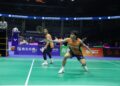 ARIF Junaidi-Yap Roy King turut gagal menghadiahkan mata buat Malaysia apabila mereka kecundang di tangan gandingan No. 9 dunia, Takuro Hoki-Yugo Kobayashi 14-21, 12-21 dalam masa 35 minit.-IHSAN FB BAM