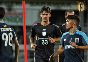Gabriel Palmero telah mula menjalani latihan bersama Kuching City FC.