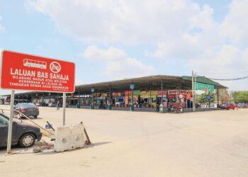 KEADAAN Terminal Bas Lembah Sireh, Kota Bharu, Kelantan masih sama sejak mula beroperasi pada  2014. – MINGGUAN/KAMARUL BISMI KAMARUZAMAN