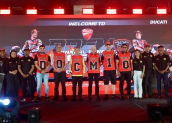 Ducati Official Club Malaysia (DOCM) meraikan Sambutan Ulang Tahun Penubuhan Ke-10, serentak dengan Mesyuarat Agung Tahunan (AGM) Ke-9 dalam satu majlis gala berprestij di Sama-Sama Hotel, di sini, hari ini.