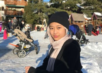 Sejak di bangku sekolah, Saidah sudah dikelilingi rakan-rakan dari pelbagai negara.