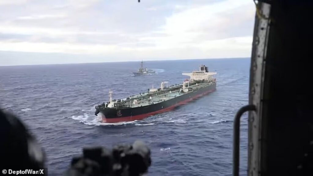 AS rampas kapal tangki minyak dari perairan Venezuela