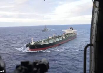 KAPAL Aquila II dirampas oleh tentera AS. - Foto DeptofWar/X