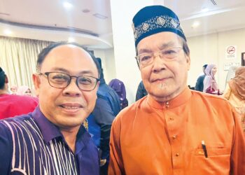 Ridzuan Kamis bersama Rahman Shaari.