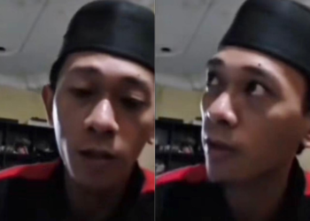 LELAKI yang mendakwa anak wanita yang mati dikerat di Taman Indah Permai Menggatal, Sabah, baru-baru ini.