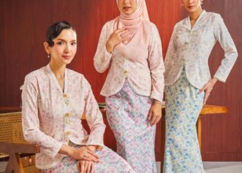 WARNA-warna lembut yang digunakan menyuntik aura vintaj.