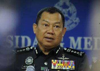 AB Rahamad Arsad pada sidang akhbar di IPK Johor, Johor Bahru, Johor hari ini.-UTUSAN/RAJA JAAFAR ALI