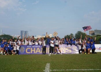 SKUAD ragbi 15 sebelah (15s) wanita negara  muncul juara edisi pertama Kejohanan Persekutuan Ragbi Asia Tenggara (SEARF) 15s Wanita, hari ini.