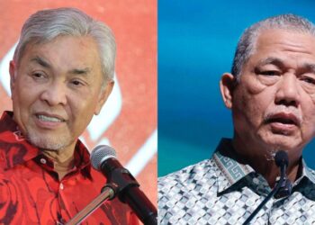 AHMAD Zahid Hamidi (kiri) dan Fadillah Yusof.