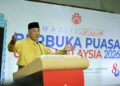 AHMAD Zahid Hamidi pada Majlis Berbuka Puasa bersama Majlis Tertinggi UMNO, hari ini.
