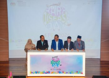DZULKEFLY Ahmad merasmikan Sambutan Hari Penyakit Jarang Jumpa Kebangsaan 2026 di Hospital Tunku Azizah, di sini hari ini. - UTUSAN/SADDAM YUSOFF