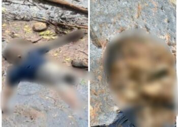 MAYAT lelaki ditemukan dalam keadaan reput dan terapung di Sungai Jambatan Kampung Lubuk, Changkat Keruing, Khamis lalu.