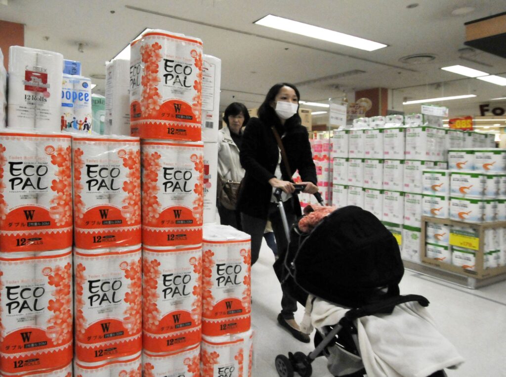 Jepun tegur rakyat jangan panik beli tisu tandas