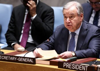 GAMBAR fail Antonio Guterres. - AFP
