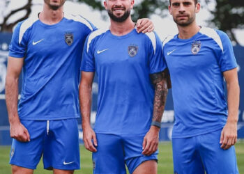 Jon Irazabal (kiri)m Joao Figueiredo (tengah) dan Hector Hevel didaftarakan sebagai pemain tempatan oleh JDT.