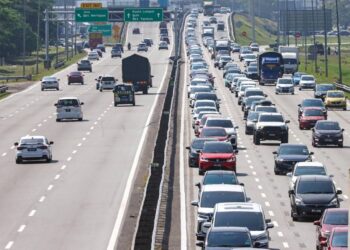 Dijangka pertambahan trafik bermula tengah hari sehingga lewat malam susulan orang ramai pulang selepas bercuti Aidilfitri.