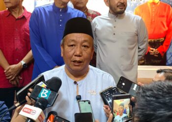 JAFRY Ariffin ketika ditemui pemberita pada Majlis Iftar Ramadan Badan Perhubungan UMNO Sabah di Bangunan UMNO Sabah - UTUSAN