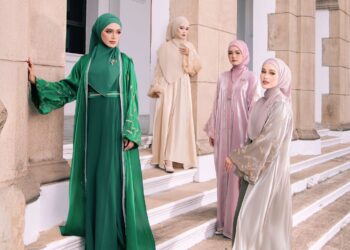 BAGI Syawal 2026, Minaz menampilkan koleksi abaya.