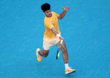 Alcaraz yang bakal mempertahankan lebih 3,000 mata ranking ATP kini memberi fokus penuh kepada persiapan rapi menjelang kejohanan utama termasuk Monte Carlo Masters.-AFP