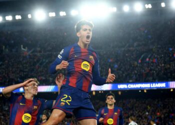 BARCELONA selepas ini bakal menentang seteru LaLiga, Atletico Madrid di peringkat suku akhir.-AFP