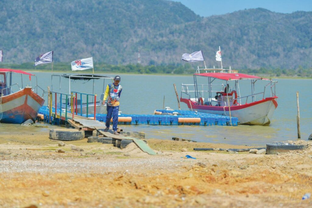 Empangan Timah Tasoh makin susut