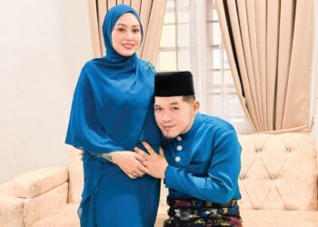 EDA Ezrin bersama suami menyambut Aidilfitri lebih meriah tahun ini selepas mengharungi ‘sejarah hitam’ tahun lalu.