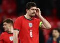 AKSI Harry Maguire ketika seri 1-1 menentang Uruguay dalam perlawanan persahabatan baru-baru ini gagal memikat minat Thomas Tuchel untuk menyenaraikannya sebagai pilihan kesebelasan utama skuad England dalam Piala Dunia. - AFP