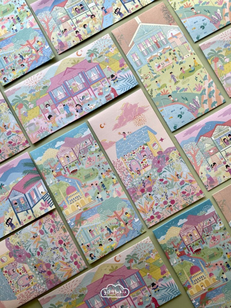 Ilustrasi Nurhayati hidupkan nostalgia di atas sampul raya