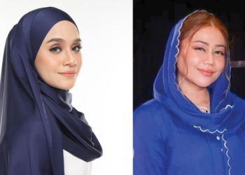 AMELIN ASRI (kanan) dan HAKIMAH ZAKIR