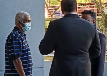 P. Mahendra Boopathy di Mahkamah Majistret Seremban di sini hari ini.