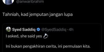 TANGKAP layar menerusi hantaran di laman X.