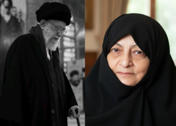 AYATOLLAH  Ali Khamenei dan isterinya, Mansoureh Khojasteh Bagherzadeh. - Foto X