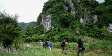 SEKUMPULAN penyelidik menemukan spesies baharu di kawasan gua di Battambang, Kemboja. - AFP