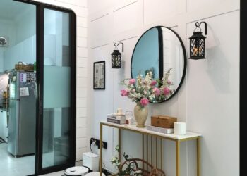 KONSEP dekorasi yang dipilih gabungkan elemen lembut, elegan, moden dan klasik.