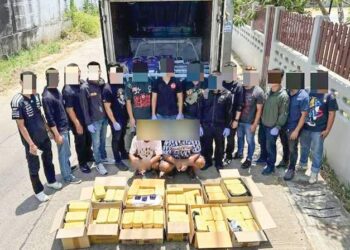 DUA anggota sindiket penyeludupan dadah utama di Selatan Thai ditahan bersama 11 bungkusan yang mengandungi 1.37 juta pil kuda di Hat Yai, Selasa lalu.