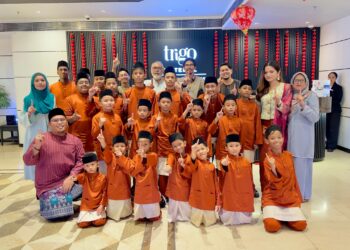 Wajah ceria antara penghuni lelaki di Rumah Anak Yatim Yayasan Budimas.