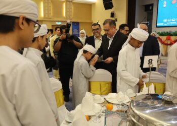 ANTHONY Loke pada Perhimpunan Bulanan dan Paduan Kasih Madani Kementerian Pengangkutan di Putrajaya.