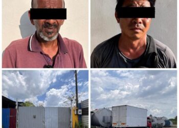 DUA lelaki ditahan dengan pelbagai barangan disyaki berkaitan penyelewengan minyak diesel bernilai lebih RM350,000 turut dirampas dalam serbuan di sebuah premis di Seberang Perai Tengah, Pulau Pinang