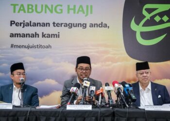 Menteri Di Jabatan Perdana Menteri (Hal Ehwal Agama) Senator Dr. Zulkifli Hasan mengumumkan agihan keuntungan selepas zakat sebanyak 3.50 peratus bagi tahun kewangan 2025