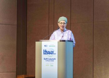 HANIFAH Hajar Taib ketika berucap pada Majlis Pelancaran Awal HSA 2026 hari ini.