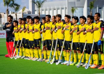 SKUAD hoki negara menamatkan kempen kelayakan Piala Dunia 2026 di tempat keempat setelah kecundang 5-4 kepada Jepun di Mesir, hari ini. - FIH