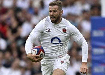 Elliot Daly ketika bersama skuad kebangsaan England.