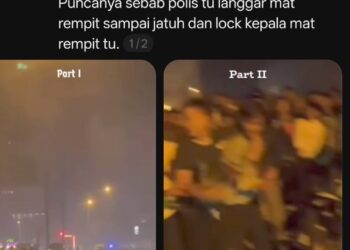 HANTARAN yang dimuat naik berhubung dakwaan ‘Polis 42’ dikepung mat rempit di Kelantan.