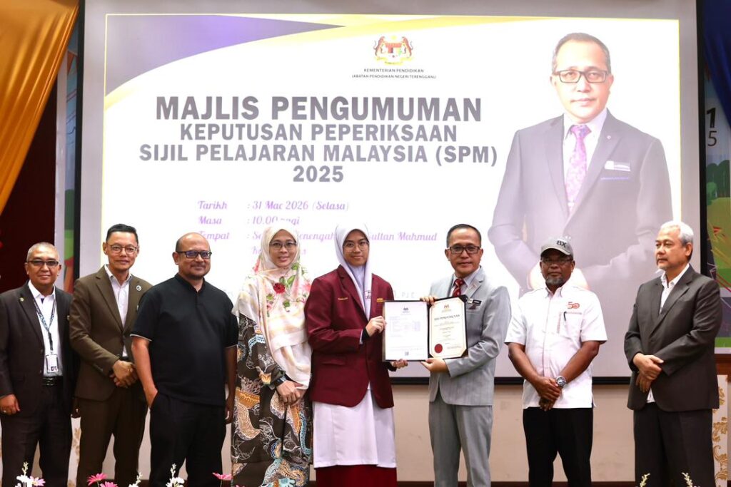 591 calon SPM Terengganu peroleh semua A, terbaik dalam 10 tahun
