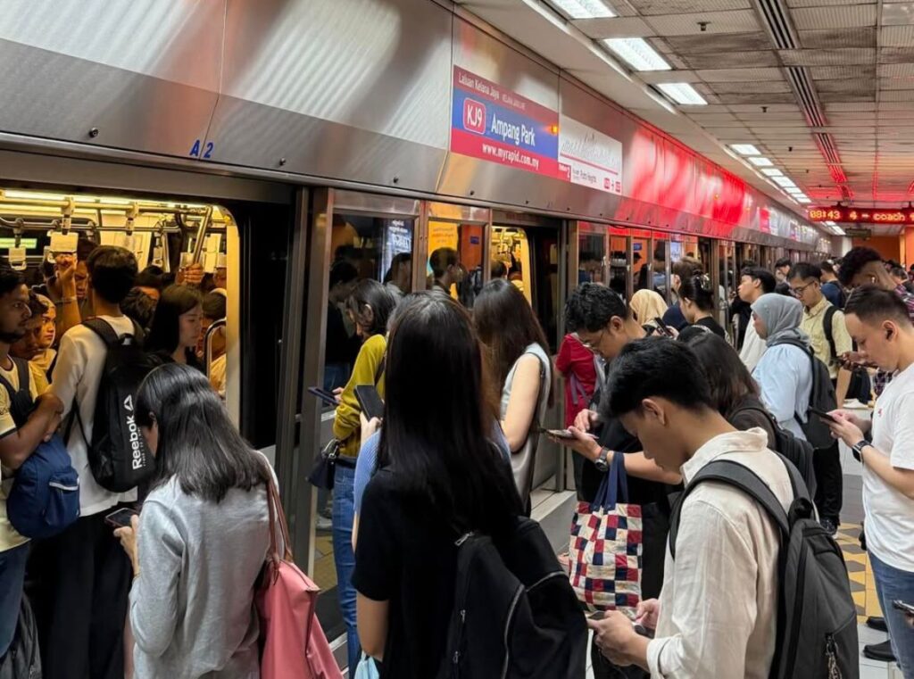 Tren tergelincir, operasi LRT laluan Ampang/Sri Petaling tergendala
