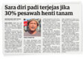 LAPORAN Utusan Malaysia 20 April lalu.