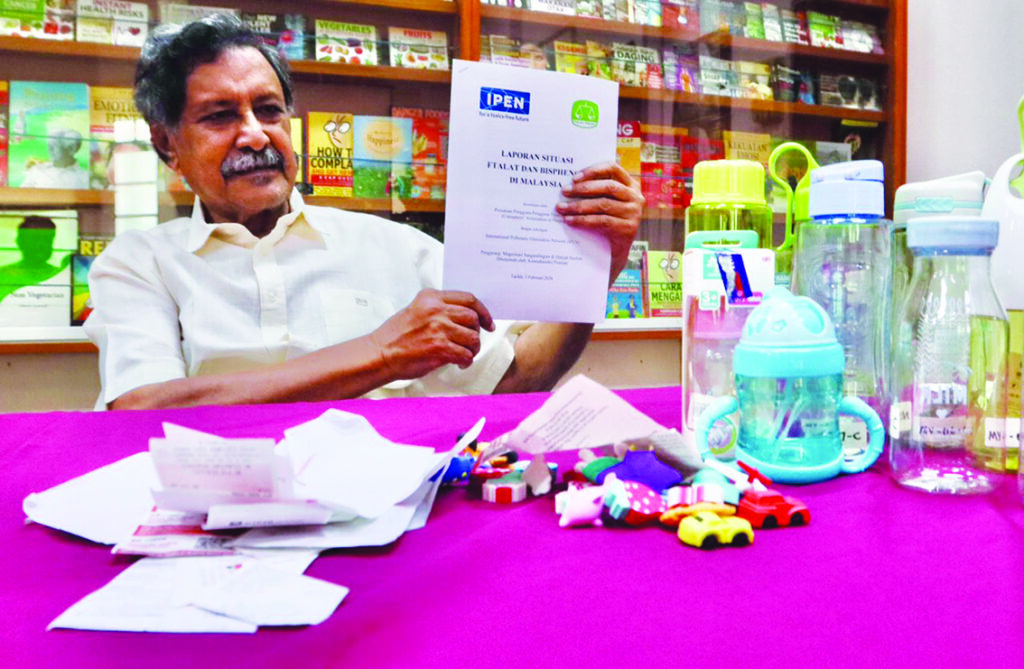 CAP gesa kerajaan senarai ftalat, bisphenol dalam MyEHS